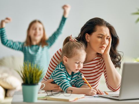 Ilustrasi bagi waktu saat work from home