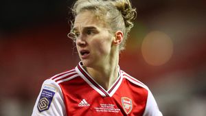 Foto: Si Striker Cantik Arsenal