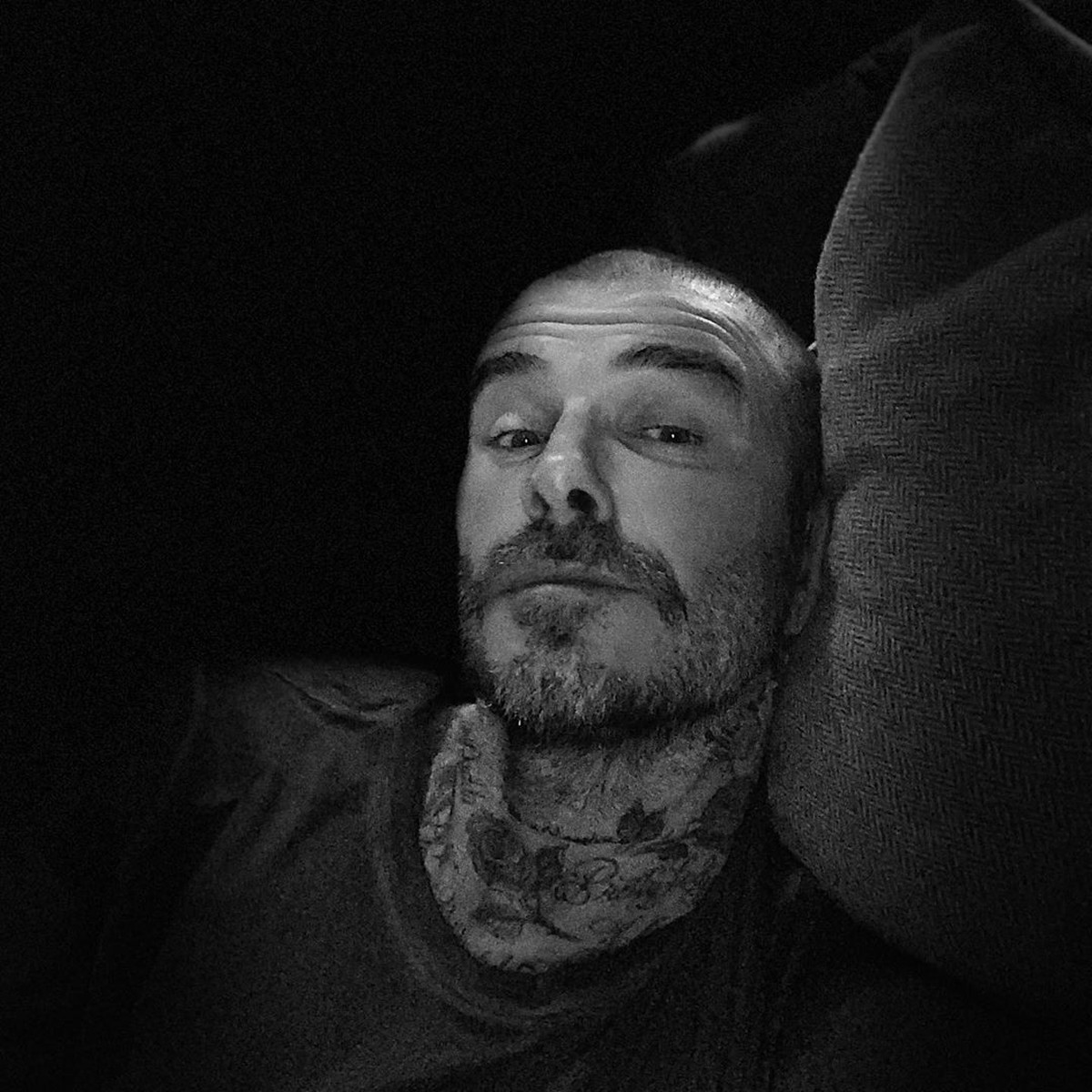 David Beckham Pamer Gaya Rambut Baru, Kini Botak (Instagram/davidbeckham)