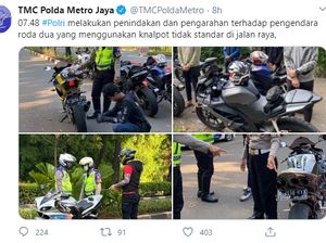Di Tengah Pandemi Corona, Polisi Razia Bikers Berknalpot Racing Di Tengah Pandemi Corona, Polisi Razia Bikers Berknalpot Racing