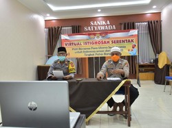 Lawan Corona, Polisi-Ulama di Banjar Gelar Doa Bersama Virtual