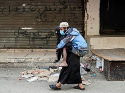 Corona Mewabah, Pengungsi Palestina-Suriah Masih Bertahan di Kamp Padat