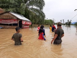 Banjir di Agam Sumbar, 30 KK Dievakuasi