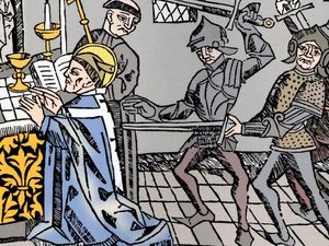 Jejak Polusi Timah di Es Alpen Ungkap Pembunuhan Uskup Agung Inggris