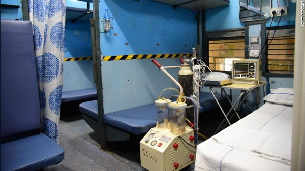 Kereta Api tertua di Asia dijadikan rumah sakit Kereta Api tertua di Asia dijadikan rumah sakit