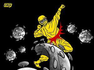 Tenaga Medis Bertempur Lawan Corona ala Komik Faktap