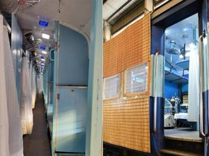 Mengintip Kereta Api yang Jadi Rumah Sakit Corona