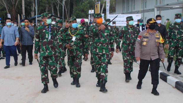 RS khusus Corona di Pulau Galang resmi dioperasikan (Dok. Puspen TNI)