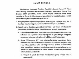 Risma Keluarkan Edaran Protokol Pengendalian Mobilitas Penduduk, Seperti Apa? Risma Keluarkan Edaran Protokol Pengendalian Mobilitas Penduduk, Seperti Apa?