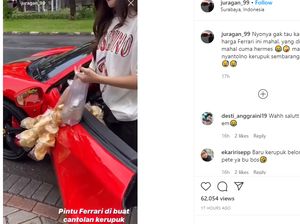 Duh, Pintu Ferrari Ini Buat Cantelan Kerupuk