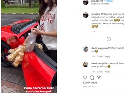 Duh, Pintu Ferrari Ini Buat Cantelan Kerupuk