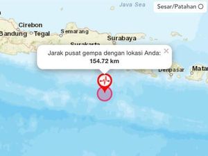 Gempa M 5,2 Guncang Blitar, BPBD Sebut Belum Ada Laporan Kerusakan