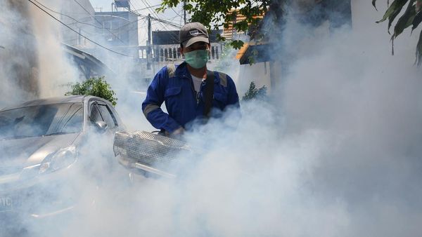 Waspada Demam Berdarah Masyarakat Lakukan Fogging