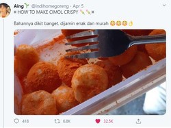 Daripada Bosan, Mending Bikin Cimol Crispy Ala Netizen!