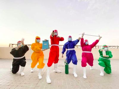 Foto: Variasi APD Lucu, Teletubbies hingga Power Rangers