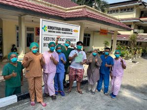 Sembuh dari Corona, Anggota DPRD Sumut Aulia Agsa Pulang ke Rumah