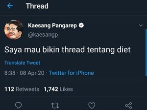 Curhat Kancing Kemeja Lepas, Kaesang Buka-bukaan soal Dietnya Curhat Kancing Kemeja Lepas, Kaesang Buka-bukaan soal Dietnya