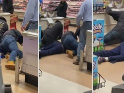 Iseng Ludahi Makanan di Supermarket, Pria Ini Dipukuli Pengunjung