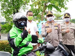 Deteksi Suhu Tubuh Ojol Pakai Drone, Polri Gandeng BRI Cegah Corona
