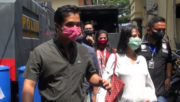 Vanessa Angel kembali dijemput polisi