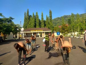 Polisi Banjar Amankan Anak Punk Berkeliaran di Tengah Pandemi Corona