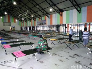 Baru Tiba, Sebagian TKI dari Malaysia Dikarantina di Lanud Soewondo Medan