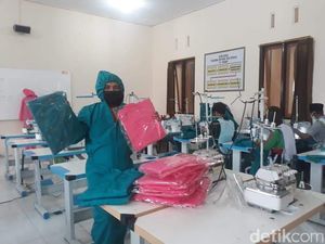 Kacab Diknas Blitar Galang Sukarelawan Bikin APD, Target 2 Ribu Unit