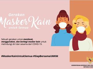 Cegah Corona, Yuk Dukung Gerakan #MaskerKainUntukSemua