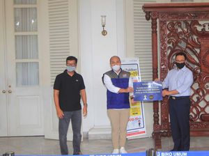 Pengusaha Sumbang 15.000 Masker ke Pemprov DKI Jakarta