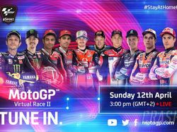 MotoGP Virtual Race 2: Jadwal Balapan dan Para Ridernya