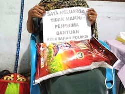 Warga Pose Saya Tidak Mampu di Medan Adalah Penerima Bantuan Imbas Corona