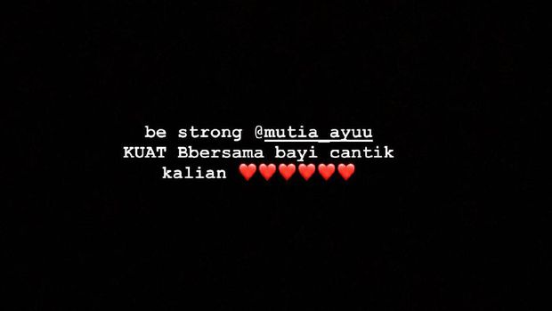 Dukungan Aura Kasih pada Mutia Ayu