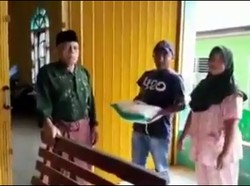 Inspiratif! Nenek dan Kakek Ini Tolak Bantuan Beras, Alasannya Mulia