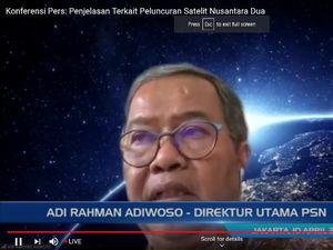 Satelit Nusantara Dua yang Gagal Capai Orbit, Jatuh ke Laut Satelit Nusantara Dua yang Gagal Capai Orbit, Jatuh ke Laut