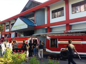 Lapas di Manado Terbakar, Damkar-Water Cannon Meluncur ke TKP