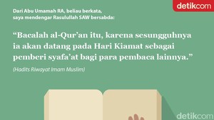 Hadits Pendek Tentang Keutamaan Membaca Al Quran