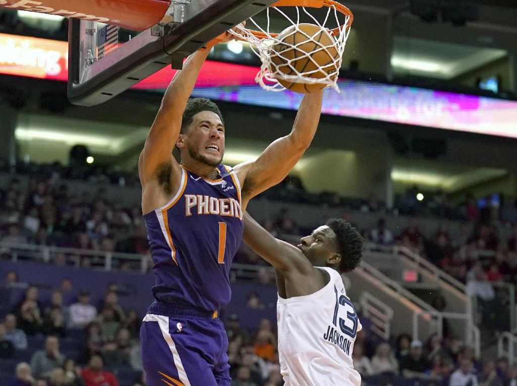 NBA Adakan Turnamen Virtual, Pebasket Phoenix Suns Jadi Juara NBA Adakan Turnamen Virtual, Pebasket Phoenix Suns Jadi Juara