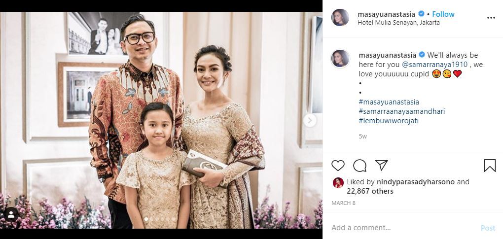 Kompak Pajang Foto Bareng, Masayu Anastasia & Lembu Rujuk?