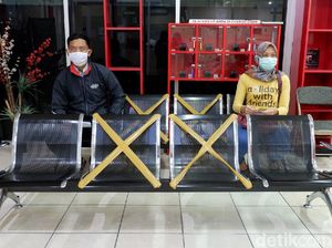 Intip Penerapan Physical Distancing di PMI Kota Bandung