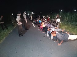 Ajang Balap Liar Digerebek Polisi-TNI di Klaten
