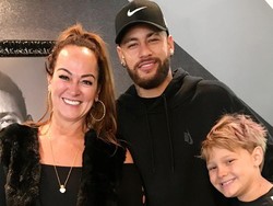 Hubungan Neymar dengan Nadine masih sangat dekat. Ada yang bilang mereka bagaikan sepasang teman. (Foto: Instagram @nadine.goncalves)