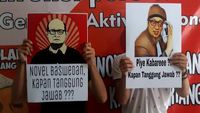 Novel Terus Didera Aksi Demonstrasi