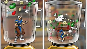 Kocak! Begini Jadinya Kalau Superhero Sedang Libur dan Makan Bareng