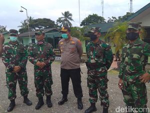 Redam Dampak Bentrokan di Membramo, Jajaran TNI-Polri di Timika Apel Bareng