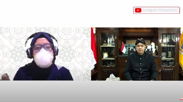Nunki Herawati dan Ganjar Pranowo