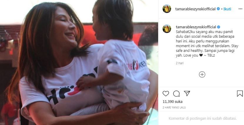 Tamara Bleszynski Mendadak Pamit dari Media Sosial, Apa Alasannya?