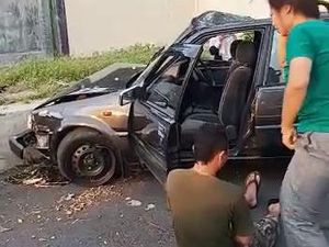 Belajar Nyetir Mobil, Pria di Gunungkidul Tabrak Pemotor dan Sepeda