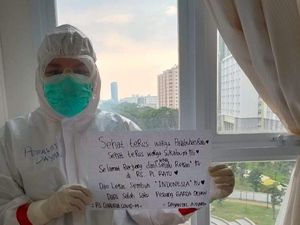 Kisah Perawat Sukabumi di Wisma Atlet, Menahan Rindu Demi Lawan Corona