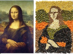 Gabut di Rumah, Orang-orang Rusia Buat Lukisan Dari Makanan