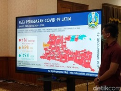 Update Corona di Jatim 14 April, 474 Positif, 81 Sembuh, dan 45 Meninggal
